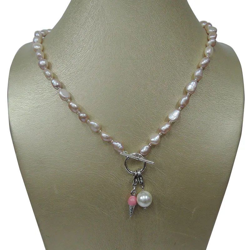 100% NATURE FRESHWATER PEARL NECKLACE, long baroque pearl 7-9 mm,WITH NICE ice cream pendant .cake pendant,heart pendant
100% NATURE FRESHWATER PEARL NECKLACE, long baroque pearl 7-9 mm,WITH NICE ice cream pendant .cake pendant,heart pendant