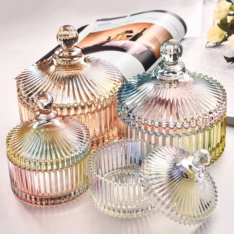1PC Nordic Style Crystal Storage Tank Creative Clear Glass Candy Tea Storage Jars Practical Snack Fresh Cans Kitchen Decorations
1PC Nordic Style Crystal Storage Tank Creative Clear Glass Candy Tea Storage Jars Practical Snack Fresh Cans Kitchen Decorations