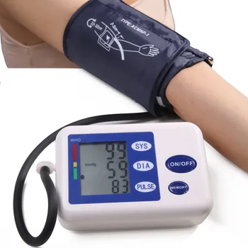 Automatic Digital Upper Arm Blood Pressure Monitor Heart Beat Rate Pulse Meter Tonometer Sphygmomanometers pulsometer
Automatic Digital Upper Arm Blood Pressure Monitor Heart Beat Rate Pulse Meter Tonometer Sphygmomanometers pulsometer