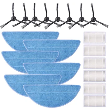 Replacement Part For Ilife V3 V3S V5 V5S Pro Robot Vacuum Accessories (8 Side Brush + 6 Filter + 6 Mop Pad)
Replacement Part For Ilife V3 V3S V5 V5S Pro Robot Vacuum Accessories (8 Side Brush + 6 Filter + 6 Mop Pad)