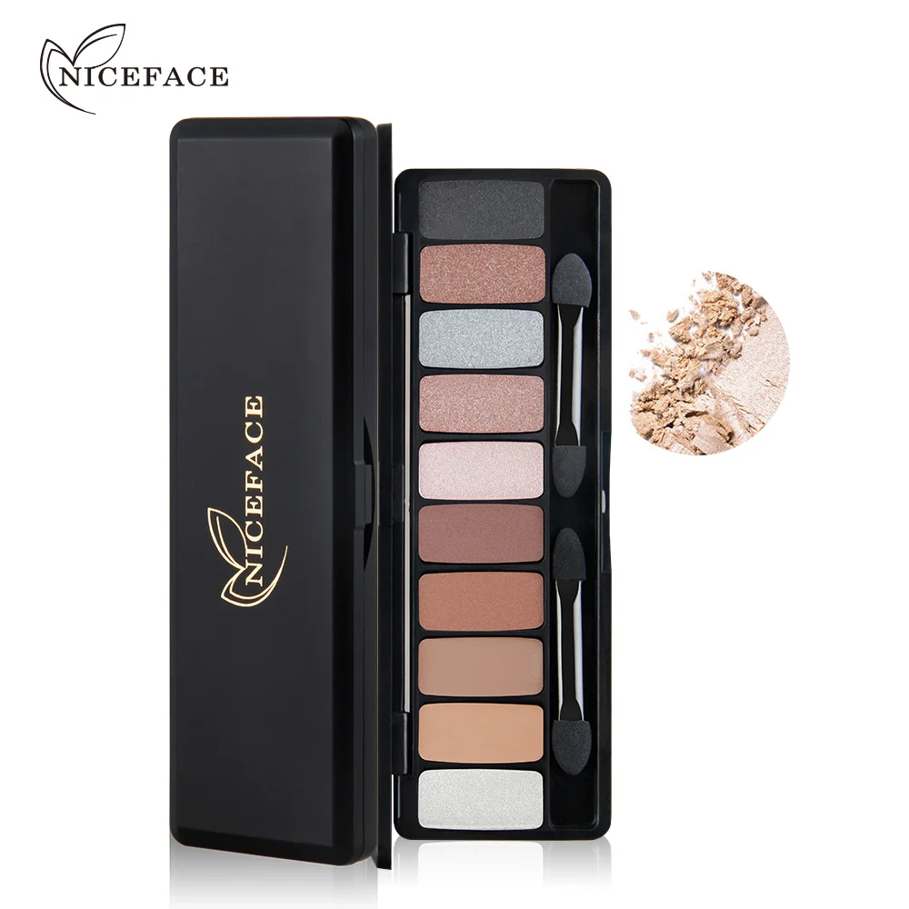 NICEFACE 10 Colors Matte Lasting waterproof Eye Shadow Makeup Palette Light Eyeshadow Natural Make Up Cosmetics Set With Brush
NICEFACE 10 Colors Matte Lasting waterproof Eye Shadow Makeup Palette Light Eyeshadow Natural Make Up Cosmetics Set With Brush