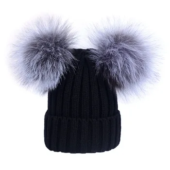2020 Women Winter Fashion Two Large Silver Fox Fur Ball Hat Girl Knitting Wool Cute Cap Ladies Bomber Pink Hat Protect Ear Hat
2020 Women Winter Fashion Two Large Silver Fox Fur Ball Hat Girl Knitting Wool Cute Cap Ladies Bomber Pink Hat Protect Ear Hat