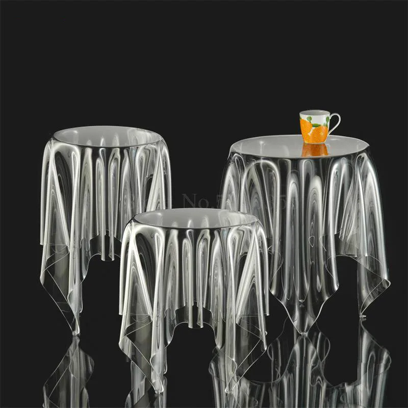 Transparent coffee table round acrylic ghost table floating magic tablecloth creative side to discuss coffee leisure table
Transparent coffee table round acrylic ghost table floating magic tablecloth creative side to discuss coffee leisure table