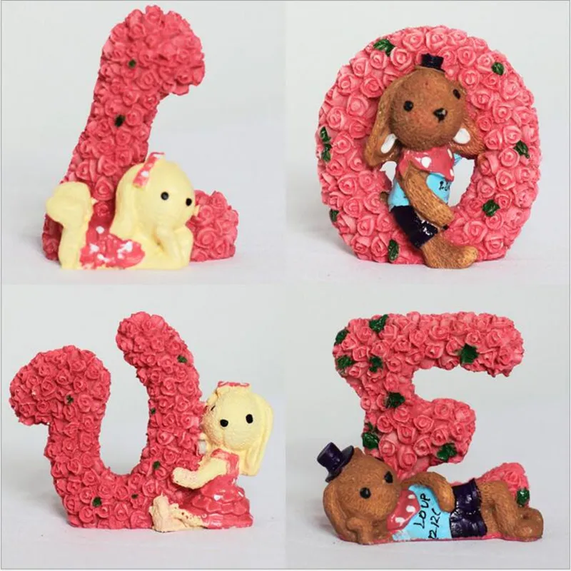 4PC/set Romantic Love Rubbit and Rose Figurine Doll Decoration,Manual Drawing LOVE Shape Home Decor dolls
4PC/set Romantic Love Rubbit and Rose Figurine Doll Decoration,Manual Drawing LOVE Shape Home Decor dolls