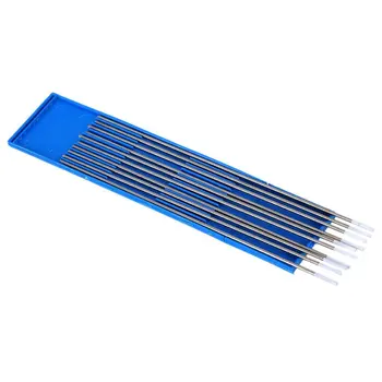15PCS Silver & White Tip WZ8 Model TIG Welding Zirconiated Tungsten Electrode with Case (1.6x150mm)
15PCS Silver & White Tip WZ8 Model TIG Welding Zirconiated Tungsten Electrode with Case (1.6x150mm)