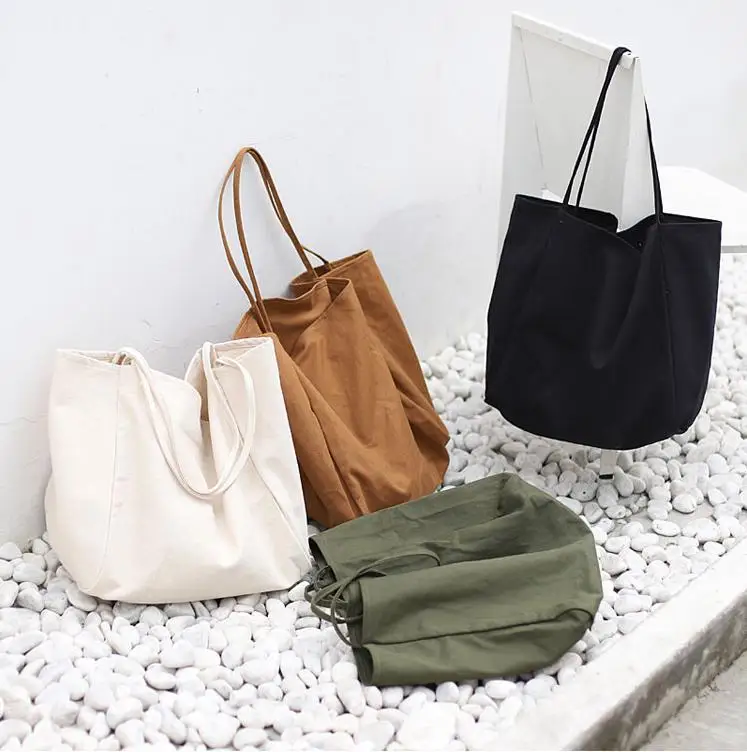 Foldable Women Big Canvas Shopping Bag Reusable Soild Extra Large Tote Grocery Bag Girl Eco Environmental Shopper Shoulder Bags
Foldable Women Big Canvas Shopping Bag Reusable Soild Extra Large Tote Grocery Bag Girl Eco Environmental Shopper Shoulder Bags