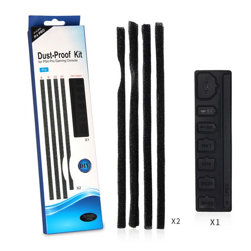 For PS4 Pro Dust Proof Dust Prevent Cover Case Mesh Jack Stopper Pack Kits for Playstation 4 Pro Gaming Console Dust-Proof Plug
For PS4 Pro Dust Proof Dust Prevent Cover Case Mesh Jack Stopper Pack Kits for Playstation 4 Pro Gaming Console Dust-Proof Plug