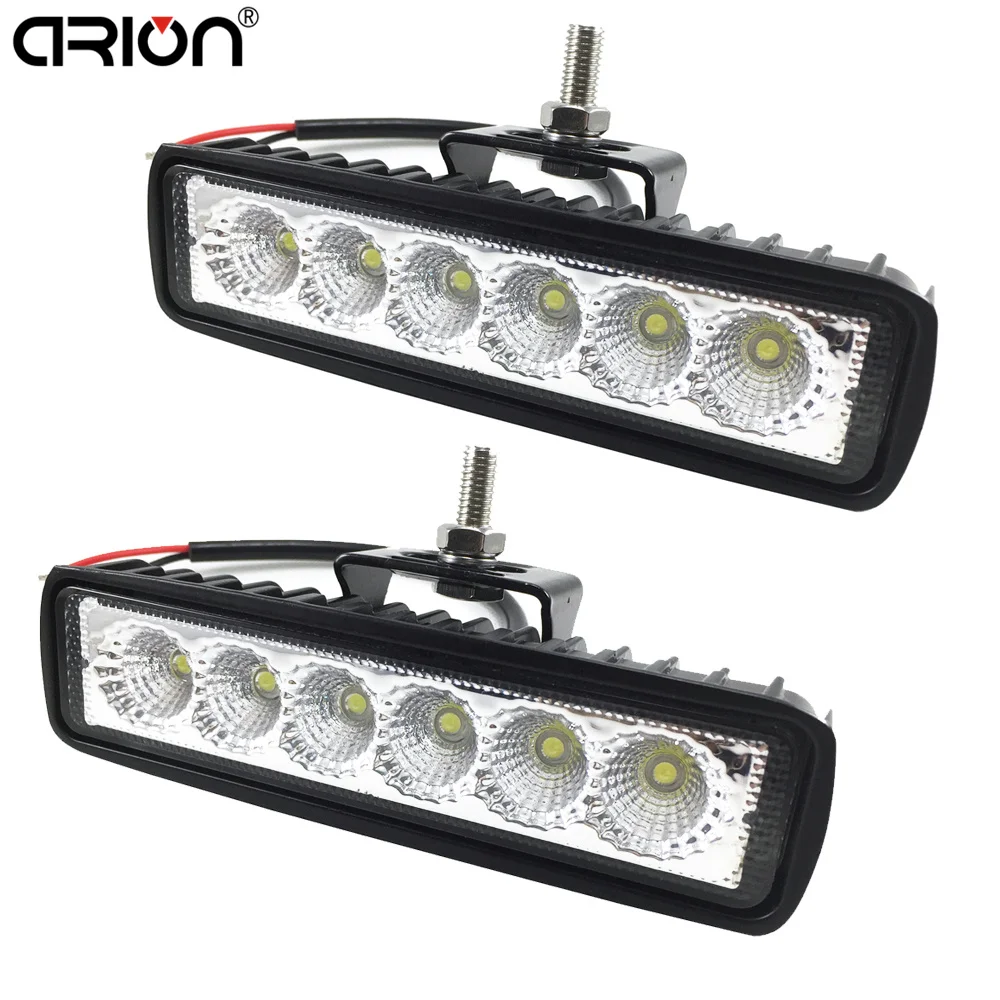 2Pcs 18W Flood LED Work Light ATV Off Road Lamp Fog Driving Light Bar For 4x4 Offroad SUV Car Truck Trailer Tractor UTV Vehicle
2Pcs 18W Flood LED Work Light ATV Off Road Lamp Fog Driving Light Bar For 4x4 Offroad SUV Car Truck Trailer Tractor UTV Vehicle
