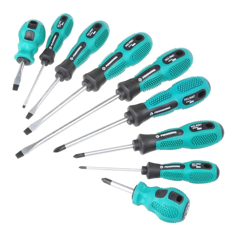 PENGGONG Screwdriver Set Magnetic Screwdriver Kit Multi Tool Phillips Slotted Screw Driver Repair Tools 9pcs
PENGGONG Screwdriver Set Magnetic Screwdriver Kit Multi Tool Phillips Slotted Screw Driver Repair Tools 9pcs
