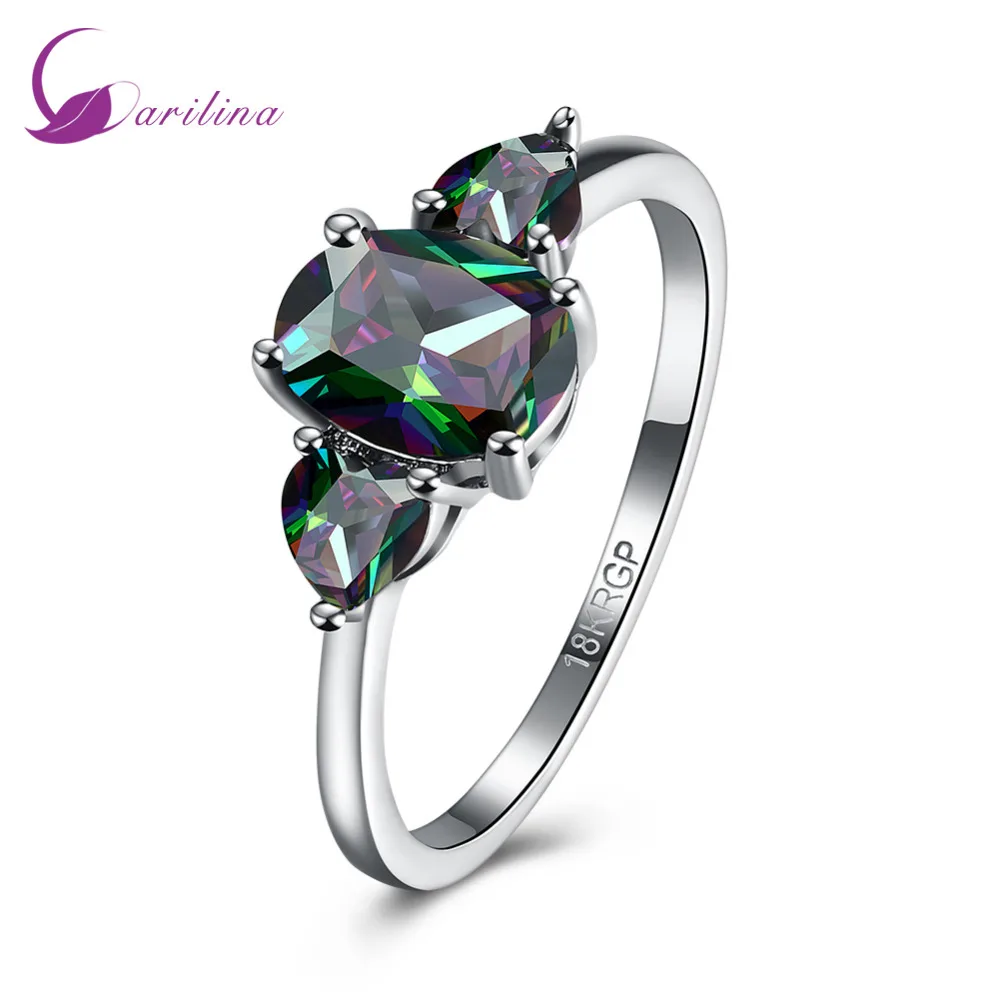 Graceful Ring 18k stamp Rainbow Mystic Topaz Platinum Plated Fashion Jewellery Rings for women size 6 7 8 R2026
Graceful Ring 18k stamp Rainbow Mystic Topaz Platinum Plated Fashion Jewellery Rings for women size 6 7 8 R2026