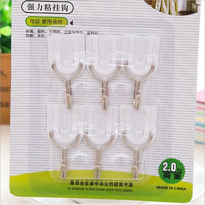 6PCS/lot Strong Sticky Plastic hooks,white hanger behind door good decoration paste strong on the wall
6PCS/lot Strong Sticky Plastic hooks,white hanger behind door good decoration paste strong on the wall