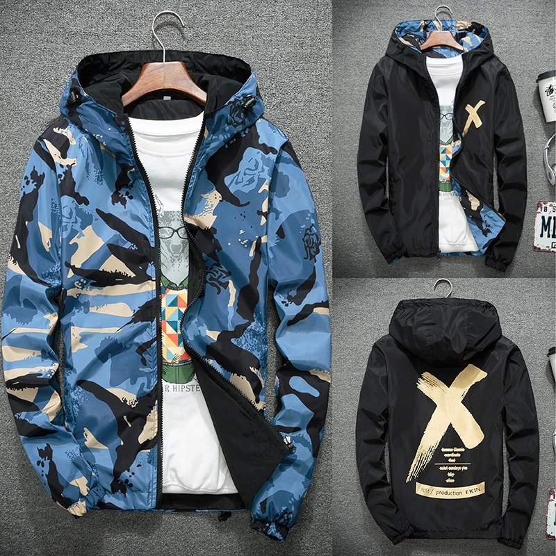 Jacket spring and autumn men's thin coat camouflage series sports jacket double-faced men's casual coat / hip hop hooded jacket
Jacket spring and autumn men's thin coat camouflage series sports jacket double-faced men's casual coat / hip hop hooded jacket