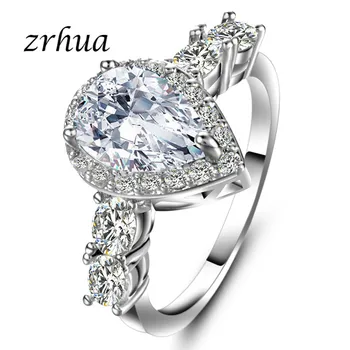 Top Quality Silver Engagement-Rings Woman Cubic Zirconia Anillos For Women Female Ladies Lover Party Wedding Jewelry
Top Quality Silver Engagement-Rings Woman Cubic Zirconia Anillos For Women Female Ladies Lover Party Wedding Jewelry
