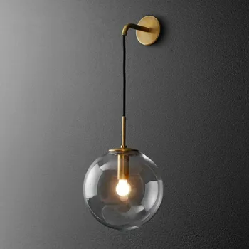 Modern Northern Europe Vintage Metal Glass Wall Lamp Industrial Indoor Lighting Bedside Lamps Indoor Light Sconce Wall Lights
Modern Northern Europe Vintage Metal Glass Wall Lamp Industrial Indoor Lighting Bedside Lamps Indoor Light Sconce Wall Lights