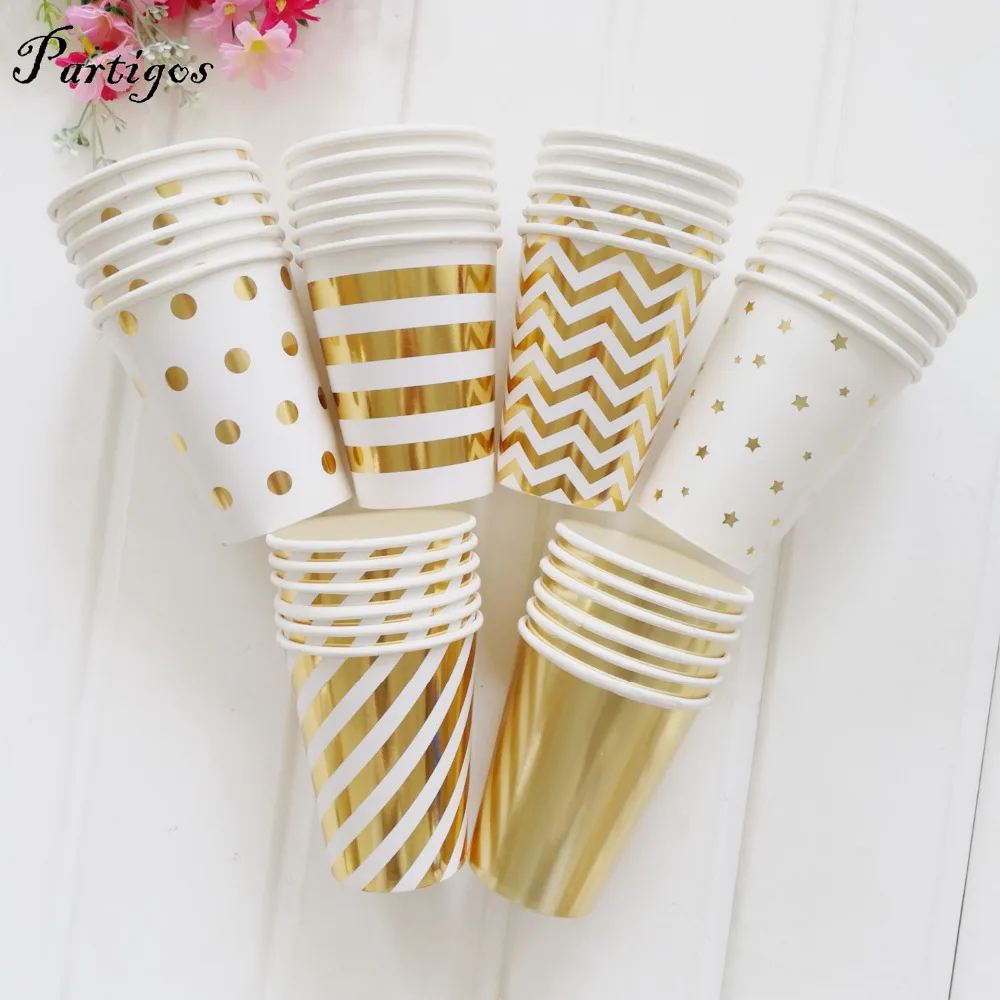 10pcs/pack Gold Silver Stripes and dot Paper cup Wedding Favors Drinking cups Birthday Party Decoration Kids Party Supplies
10pcs/pack Gold Silver Stripes and dot Paper cup Wedding Favors Drinking cups Birthday Party Decoration Kids Party Supplies