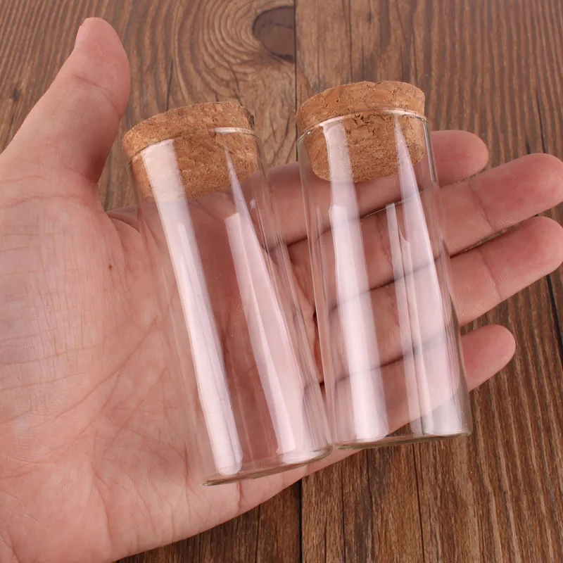 48pcs Diameter 30x70mm 30ml 1OZ Transparent Glass Test Tube Terrarium with Cork Stopper Spice Storage Bottle Container
48pcs Diameter 30x70mm 30ml 1OZ Transparent Glass Test Tube Terrarium with Cork Stopper Spice Storage Bottle Container