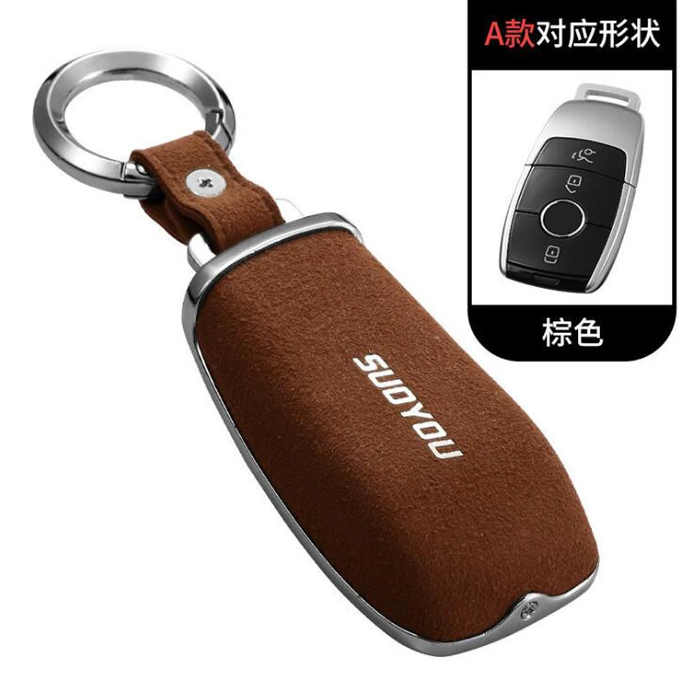 Luxury Car Key Case Cover Genuine Plush Leather Galvanized Alloy For Mercedes Benz C200L E300L GLC GLA GLK E-CLASS Car Styling
Luxury Car Key Case Cover Genuine Plush Leather Galvanized Alloy For Mercedes Benz C200L E300L GLC GLA GLK E-CLASS Car Styling