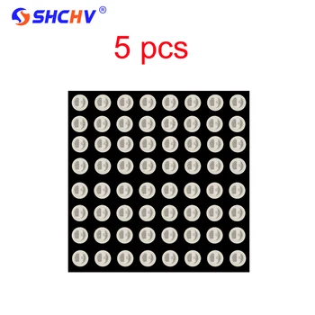 5PCS LED Dot Matrix Display 16pin 8x8 3 mm Red Common Anode Digital Tube DIY Electronic Kit for Arduiino
5PCS LED Dot Matrix Display 16pin 8x8 3 mm Red Common Anode Digital Tube DIY Electronic Kit for Arduiino