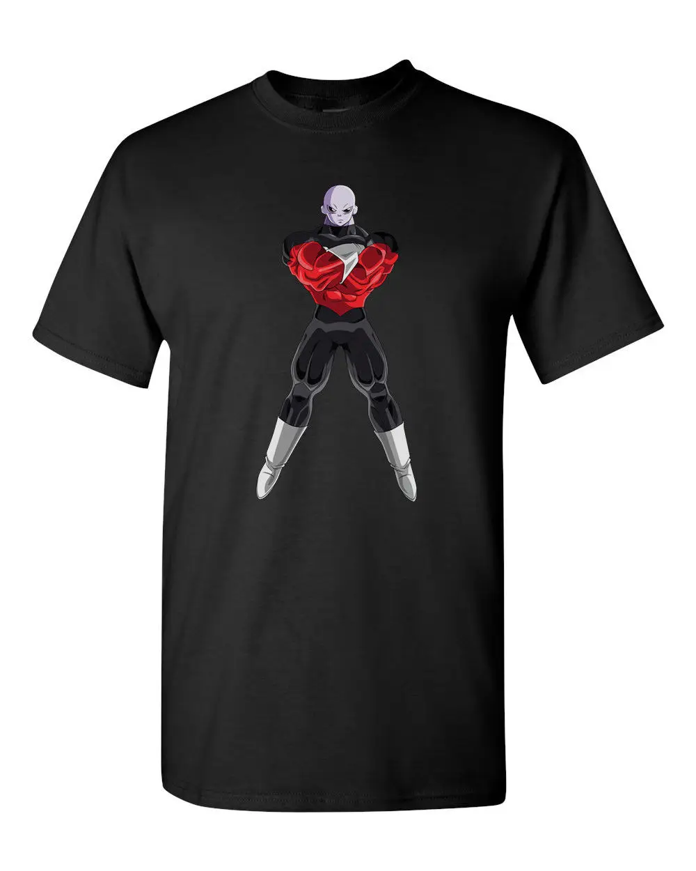 

Jiren Hands Crossed Dragon Ball Custom Mens Gildan T-Shirt Tee New-Black Free shipping Tops Fashion Classic Unique T Shirt