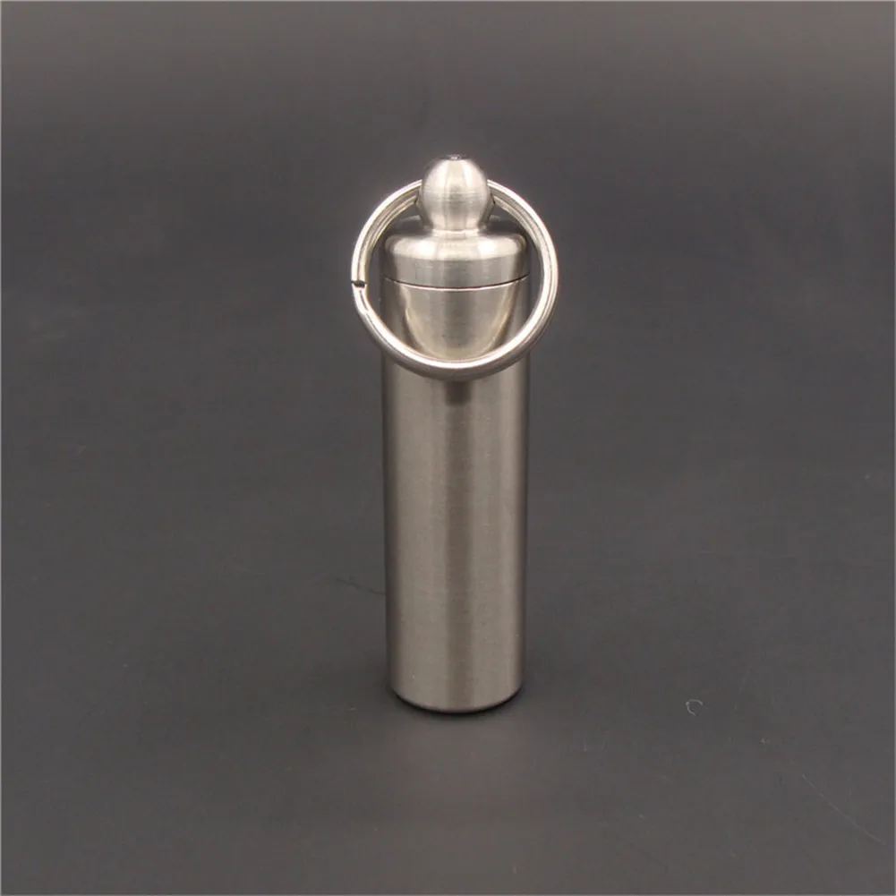Camping Survival Waterproof Pills Box Container Aluminum Medicine Bottle Keychain Outdoor Emergency Gear EDC Travel Kits Tool
Camping Survival Waterproof Pills Box Container Aluminum Medicine Bottle Keychain Outdoor Emergency Gear EDC Travel Kits Tool