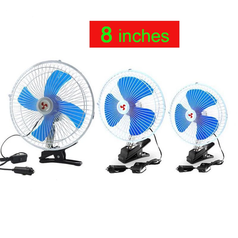 8inch 12V/24V Summer Car Fan Cooling Low Noise Mini Electric Car Air Conditioner Fan Portable Vehicle Auto Truck Oscillating Fan
8inch 12V/24V Summer Car Fan Cooling Low Noise Mini Electric Car Air Conditioner Fan Portable Vehicle Auto Truck Oscillating Fan