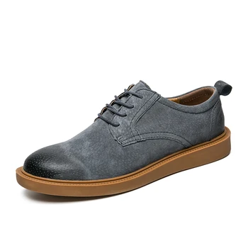 Designer men brogue shoes genuine leather casual swede shoes male wedding shoue round toe comfortable office shoes 38-44
Designer men brogue shoes genuine leather casual swede shoes male wedding shoue round toe comfortable office shoes 38-44