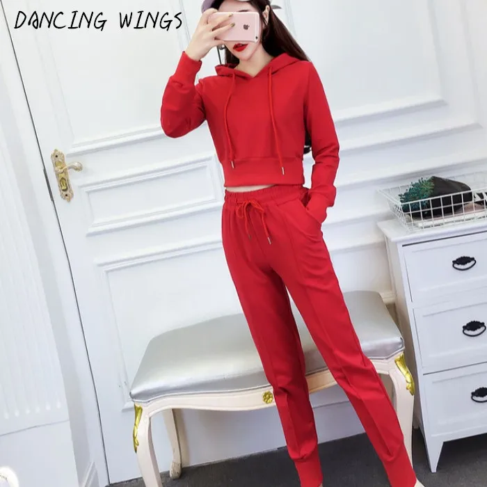 Autumn Knit Tracksuit Women Casual Long Sleeve Short Crop Top And Drawstring Pants Two Piece Set Workout Sporty Suit Female
Autumn Knit Tracksuit Women Casual Long Sleeve Short Crop Top And Drawstring Pants Two Piece Set Workout Sporty Suit Female