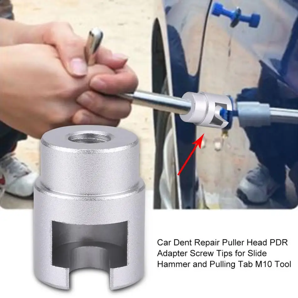 Car Aluminum Alloy Dent Repair Puller Head Adapter Screw Tips for Slide Hammer and Pulling Tab M10 Tool Car repair tool kits
Car Aluminum Alloy Dent Repair Puller Head Adapter Screw Tips for Slide Hammer and Pulling Tab M10 Tool Car repair tool kits