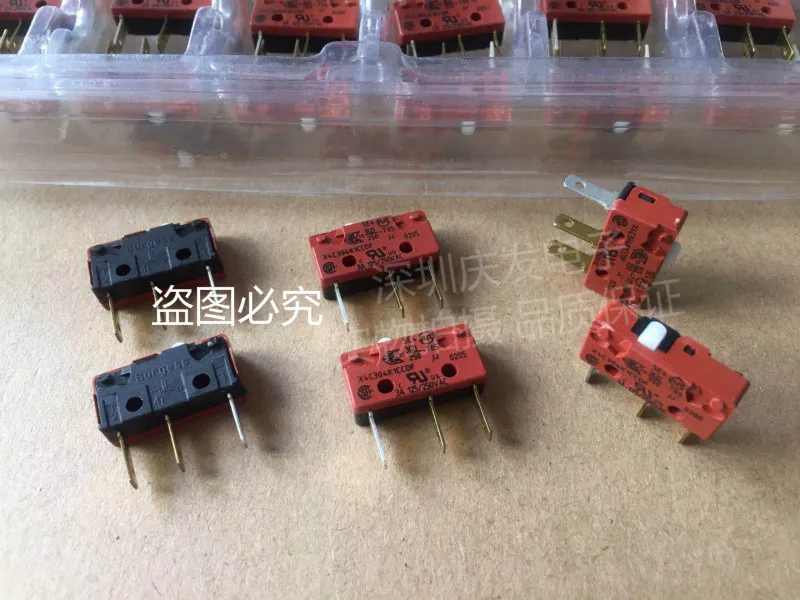 Original new 100% micro switch X4C304K1CCDF gold-plated foot 3pin travel switch 3A
Original new 100% micro switch X4C304K1CCDF gold-plated foot 3pin travel switch 3A