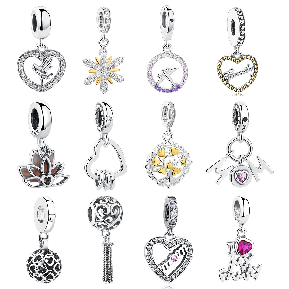 FOREWE Real 925 Sterling Silver I Love My Family Heart Dangle Charm Fit Pandora Charm 925 Silver Original Silver Jewelry
FOREWE Real 925 Sterling Silver I Love My Family Heart Dangle Charm Fit Pandora Charm 925 Silver Original Silver Jewelry
