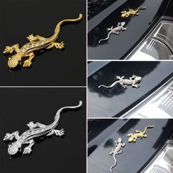 

Banggood 3D Gecko Decorative Metal Solid House Lizard Car Auto Stereo Diamond Badge Emblem Decal Sticker with retail package