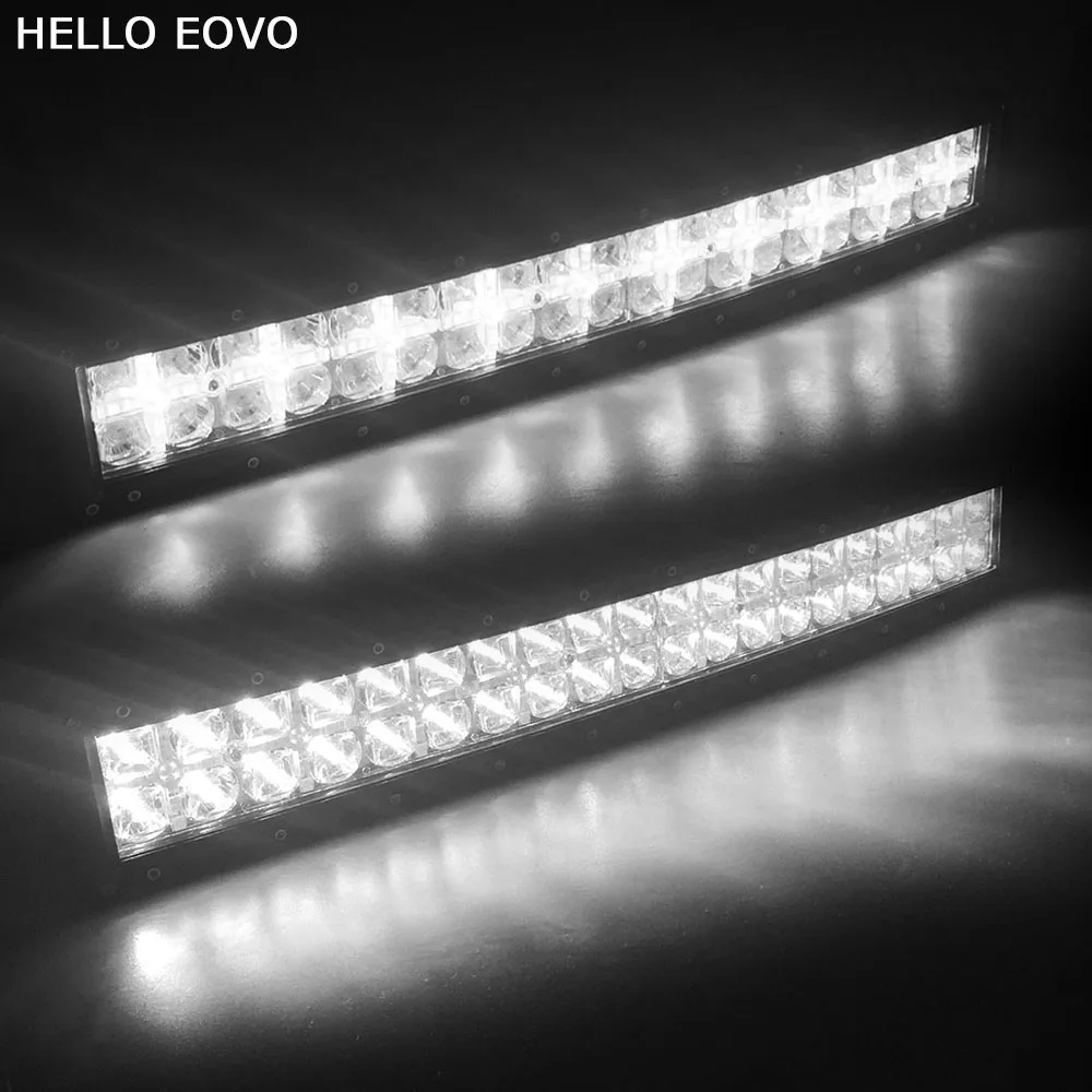 

HELLO EOVO 7D Curved 22 inch 200W with DRL LED Work Light Bar for Tractor Boat OffRoad 4WD 4x4 Truck SUV ATV Combo Beam 12V 24v