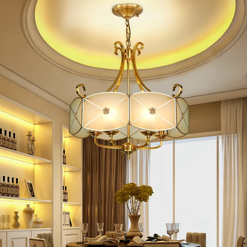 Three Luo European style restaurant bar Pendant Lights desk lamp copper lamp style simple bedroom study lamp LU623 ZL71
Three Luo European style restaurant bar Pendant Lights desk lamp copper lamp style simple bedroom study lamp LU623 ZL71