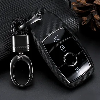 Carbon Fiber Pattern Silicone Cover Case For Mercedes Benz 2017 E-Class E43 W213 E300 E400 Sedan keys with Key Chain Accessories
Carbon Fiber Pattern Silicone Cover Case For Mercedes Benz 2017 E-Class E43 W213 E300 E400 Sedan keys with Key Chain Accessories