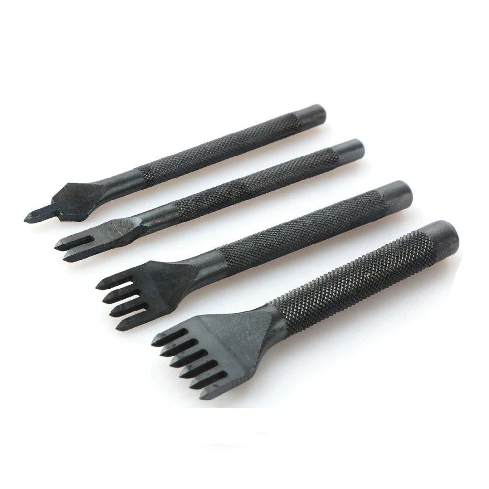 4Pcs Leather Craft Tool Sets Diy Handmade Sewing Leather Tools 4mm Hole Punches Lacing Stitching 1/2/4/6 Prong Working Chisel
4Pcs Leather Craft Tool Sets Diy Handmade Sewing Leather Tools 4mm Hole Punches Lacing Stitching 1/2/4/6 Prong Working Chisel