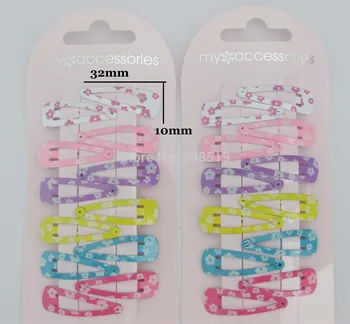 HJ0085 printed flower hair pins 6 cards/lot(12pcs/card) Headwear Mixed colors hair accessories
HJ0085 printed flower hair pins 6 cards/lot(12pcs/card) Headwear Mixed colors hair accessories