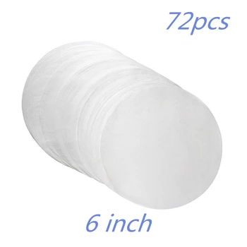 72pcs Cake Paper 6 inch Cake Pan Round Mould Burger Paper Parchment Non Stick Double-Sided Oil Paper for Cafe Bakery Cooking
72pcs Cake Paper 6 inch Cake Pan Round Mould Burger Paper Parchment Non Stick Double-Sided Oil Paper for Cafe Bakery Cooking