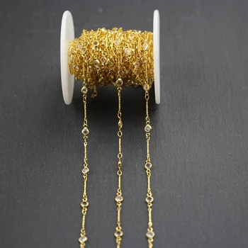 4mm,Wire Wrapped Golden Plated Copper Links Jewelry,Clear Glass Faceted Round Coin Shape Beads Chain Necklace,5Meters
4mm,Wire Wrapped Golden Plated Copper Links Jewelry,Clear Glass Faceted Round Coin Shape Beads Chain Necklace,5Meters