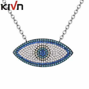 KIVN Jewelry Turkish Blue eye Cubic Zirconia Bridal Wedding Pendant Necklaces for Women Girl Birthday Gifts 10pcs Lots Wholesale
KIVN Jewelry Turkish Blue eye Cubic Zirconia Bridal Wedding Pendant Necklaces for Women Girl Birthday Gifts 10pcs Lots Wholesale