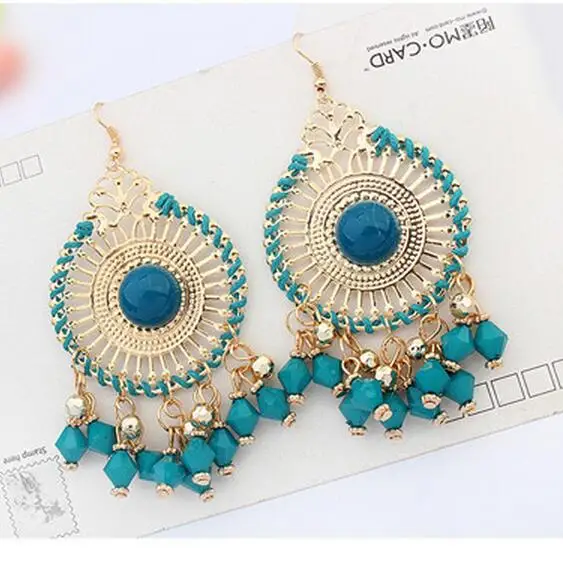 New Personality Bohemia Beads Woolen Tassel Dangle Earrings Simulated-pearl Vintage Ethnic Jewelry Gift For Women Wholesale
New Personality Bohemia Beads Woolen Tassel Dangle Earrings Simulated-pearl Vintage Ethnic Jewelry Gift For Women Wholesale