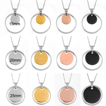 100% Stainless Steel Blank Round Disc Charm Necklace Circle Bar Necklace For Women Wholesale 20pcs
100% Stainless Steel Blank Round Disc Charm Necklace Circle Bar Necklace For Women Wholesale 20pcs