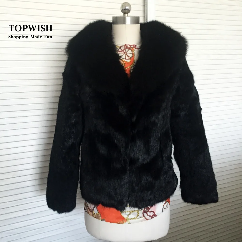 2019 New Arrival Full Pelt Natural Rabbit Fur Coat Luxury Real Fox Fur Collar Jacket Factory Outlet Brand Fur Waistcoat TSR73
2019 New Arrival Full Pelt Natural Rabbit Fur Coat Luxury Real Fox Fur Collar Jacket Factory Outlet Brand Fur Waistcoat TSR73