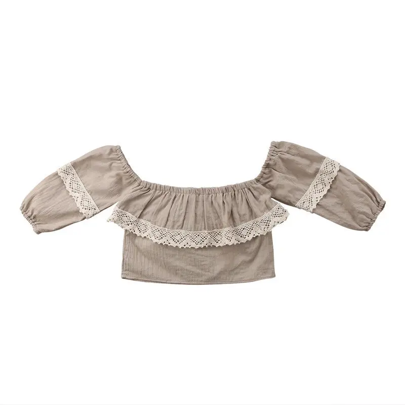 Infant Newborn Baby Girls Off-shoulder Blouses Tops Lace Blouse Summer Kid Girl Lace Clothes
Infant Newborn Baby Girls Off-shoulder Blouses Tops Lace Blouse Summer Kid Girl Lace Clothes