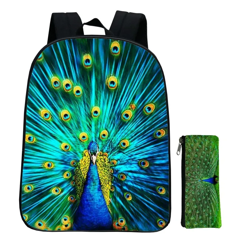 Suit Multi Size Optional Printing 3D Animal Cute Peacock Kids Backpacks for Boys and Girls School Bags for Children Bookbag Gift
Suit Multi Size Optional Printing 3D Animal Cute Peacock Kids Backpacks for Boys and Girls School Bags for Children Bookbag Gift