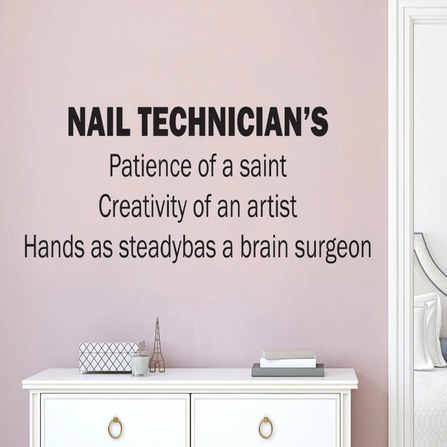 Nail Salon Quote Wall Decal Nail Art Polish Wall Sticker Manicure Pedicure Style Removable Wall Poster Beauty Salon Decor AY1796
Nail Salon Quote Wall Decal Nail Art Polish Wall Sticker Manicure Pedicure Style Removable Wall Poster Beauty Salon Decor AY1796