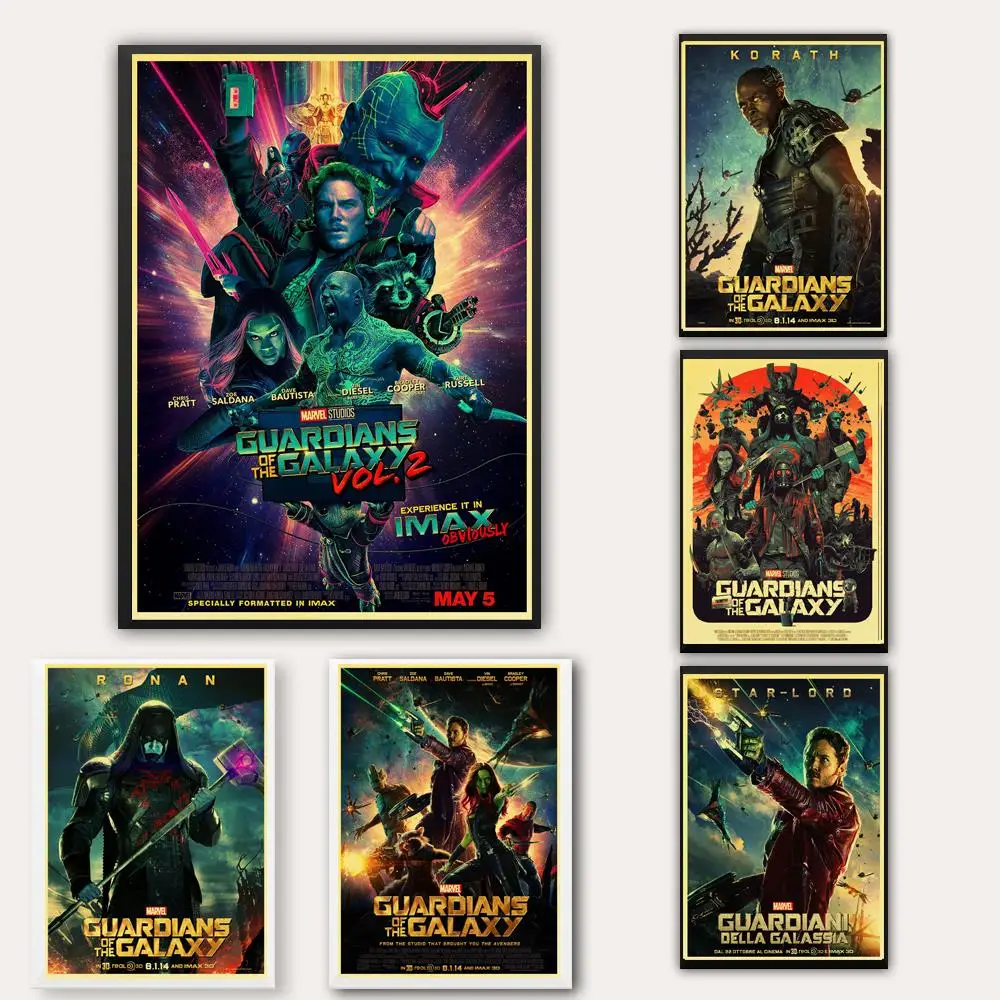 Vintage Movie Marvel Guardians of the Galaxy Poster Wall Stickers Poster Prints High Quality For Bar And Home Decor
Vintage Movie Marvel Guardians of the Galaxy Poster Wall Stickers Poster Prints High Quality For Bar And Home Decor