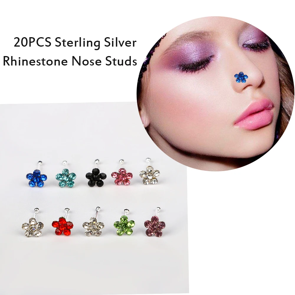 20PCS/pack Sexy Nose Piercing Ring Plum Blossom Flower Nose Rings Nose Pins Stainless Steel Piercing Nose Stud Body Jewelry
20PCS/pack Sexy Nose Piercing Ring Plum Blossom Flower Nose Rings Nose Pins Stainless Steel Piercing Nose Stud Body Jewelry