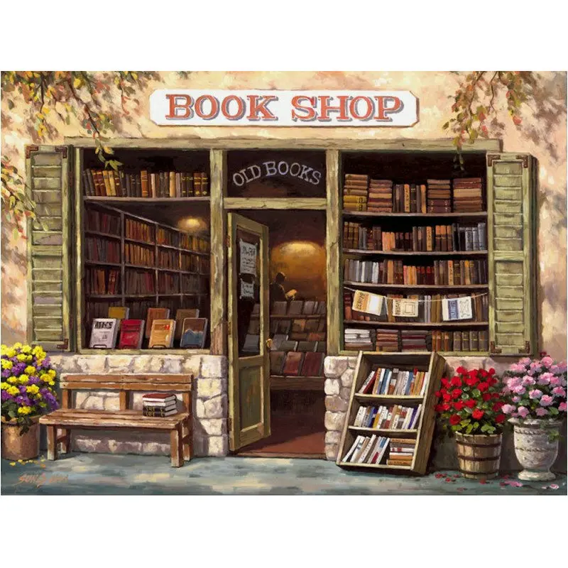 3D DIY diamond embroidery Bookstore still life home decorative diamond painting kit needlework drill rhinestone mosaic Gift
3D DIY diamond embroidery Bookstore still life home decorative diamond painting kit needlework drill rhinestone mosaic Gift