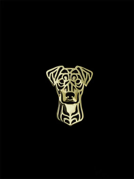 New Classic Animal German Pinscher Dog Broche Gold Silver Color Designer Brooch For Men Overwatch Gift For Friend Father
New Classic Animal German Pinscher Dog Broche Gold Silver Color Designer Brooch For Men Overwatch Gift For Friend Father