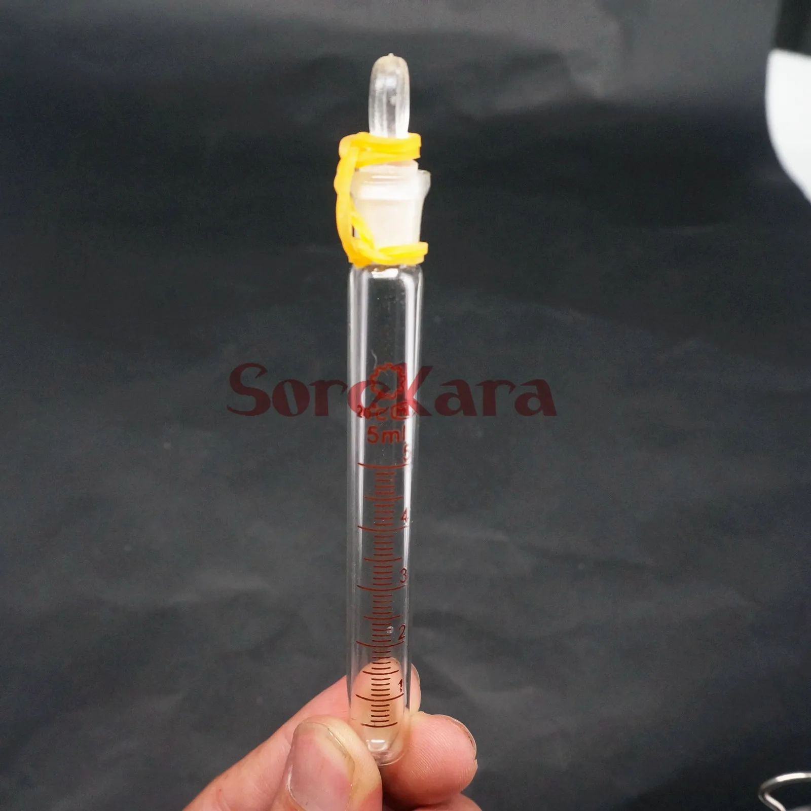 Scale Line 5ml Glass Test Tube Round bottom with glass stopper cap for Chemistry Laboratory
Scale Line 5ml Glass Test Tube Round bottom with glass stopper cap for Chemistry Laboratory